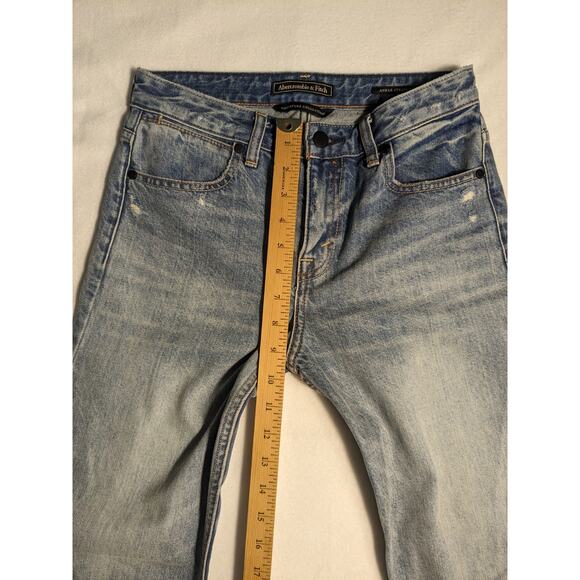 Abercrombie Jeans Women's Size 24 Signature Ankle Straight 28 Long - Picture 4 of 16